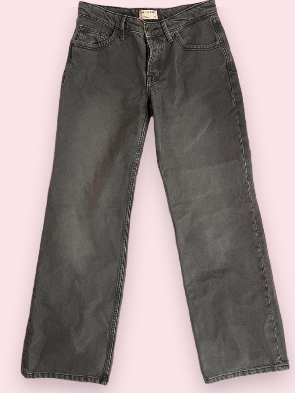 Free People We The Free Gray Jeans 27